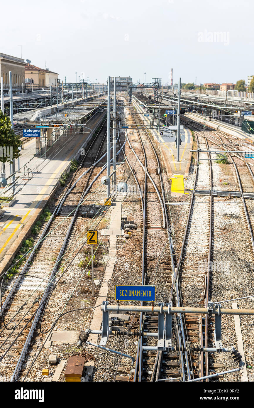 Stazione Bologna Centrale Foto stock Alamy