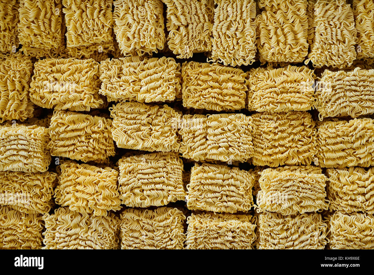 Tagliatelle istante - sfondo Foto Stock