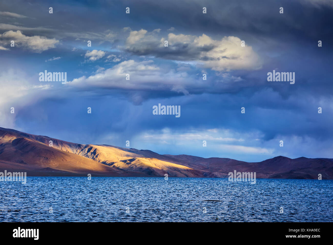 La funzionalità TSO Moriri, Ladakh Foto Stock