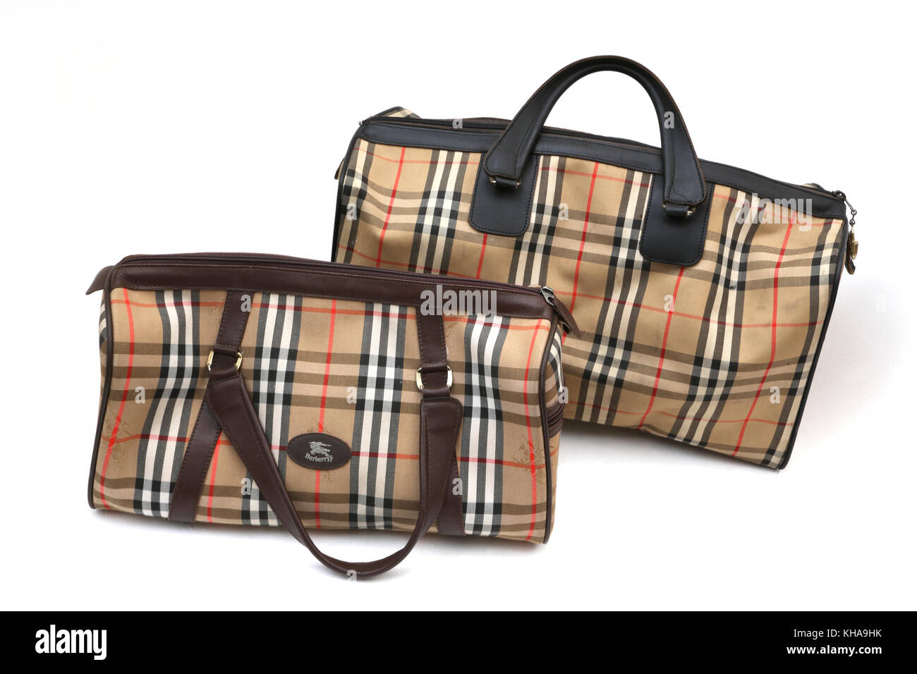 Burberry's il bagaglio a mano Foto Stock