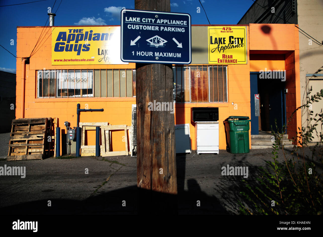 Penticton della Columbia britannica in Canada nella colorata Okanagan Valley Foto Stock
