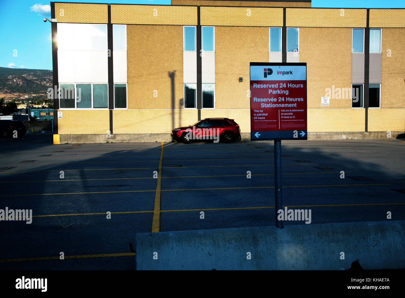 Penticton della Columbia britannica in Canada nella colorata Okanagan Valley Foto Stock