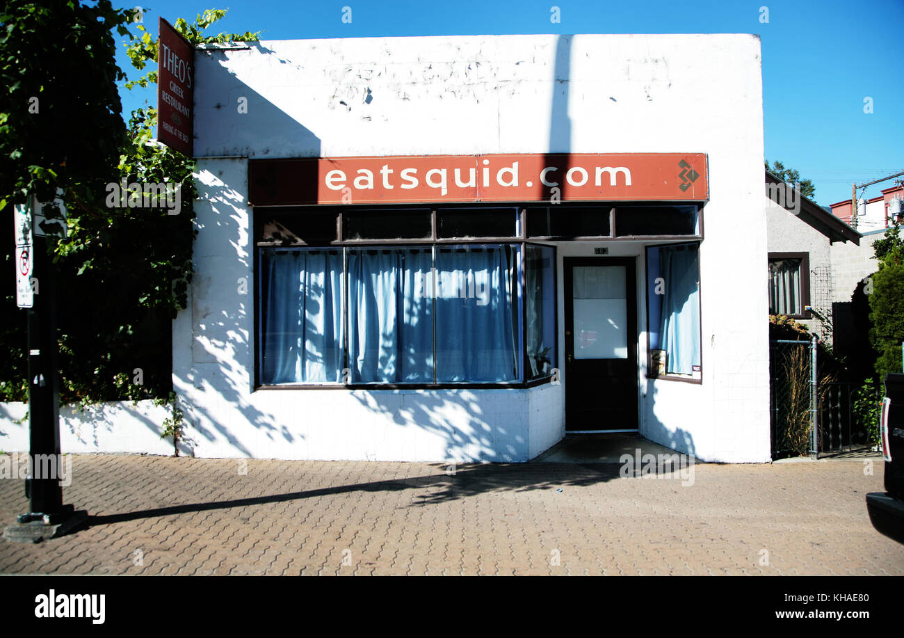 Penticton della Columbia britannica in Canada nella colorata Okanagan Valley Foto Stock