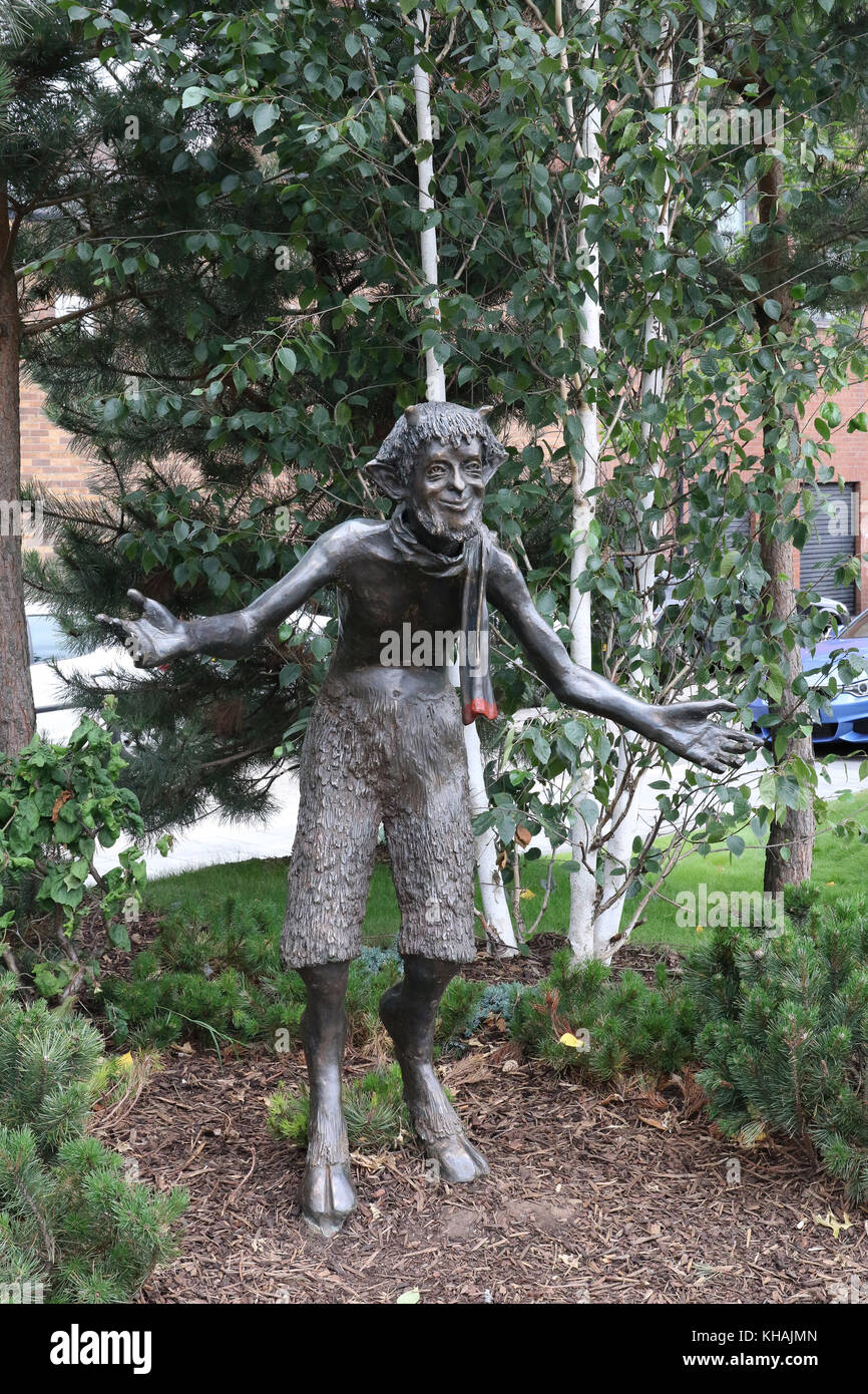 C S Lewis Square Belfast Irlanda del Nord. ** Solo uso editoriale** Foto Stock
