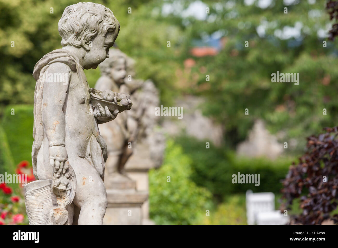 Barockgarten Blankenburg im Harz Foto Stock