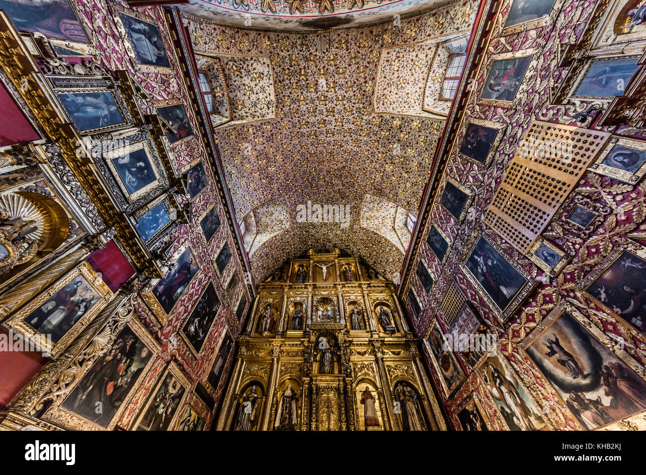 La Iglesia chiesa di Santa Clara in Candelaria aera Bogotà capitale della Colombia Sud America Foto Stock