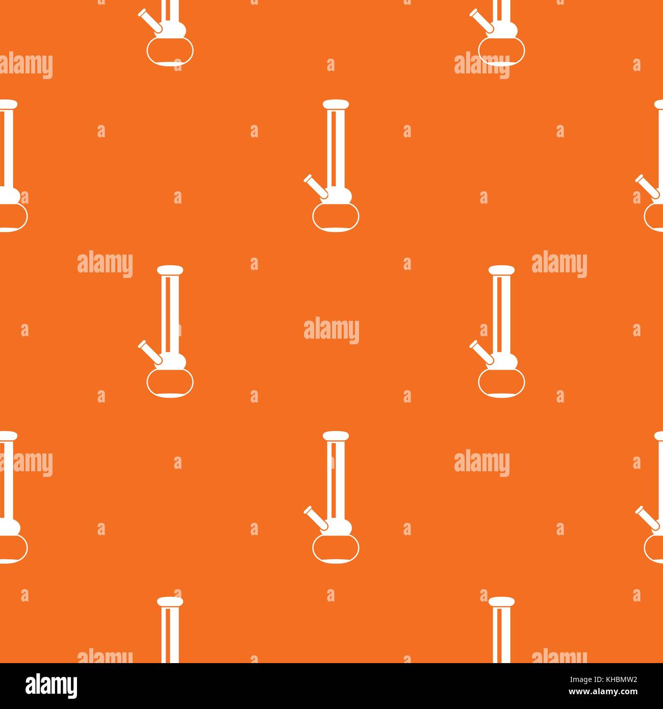 Bong per fumare marijuana pattern seamless Illustrazione Vettoriale
