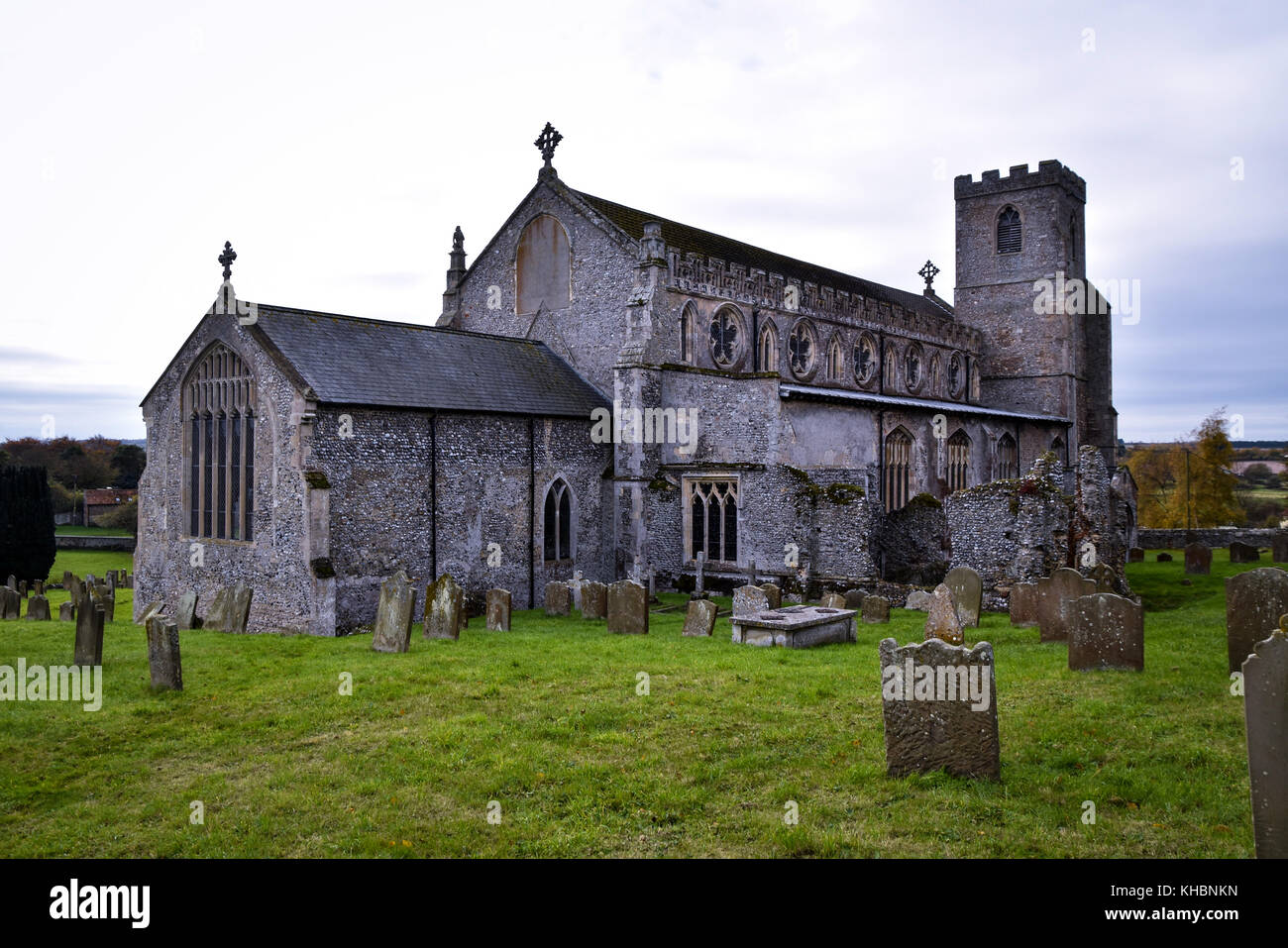 St. Margaret's chiesa cley Foto Stock