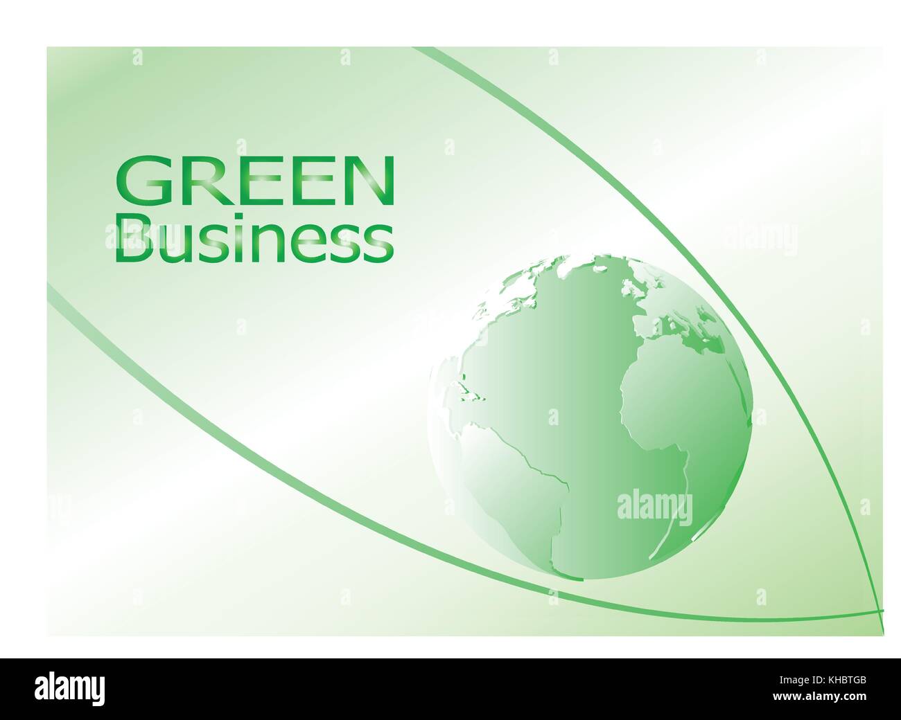 Green Business vettore di fondo. Esso può essere applicato per tipi di presentazione multimediale come lo sfondo,sfondo,immagine,poster,stampa o altri Illustrazione Vettoriale