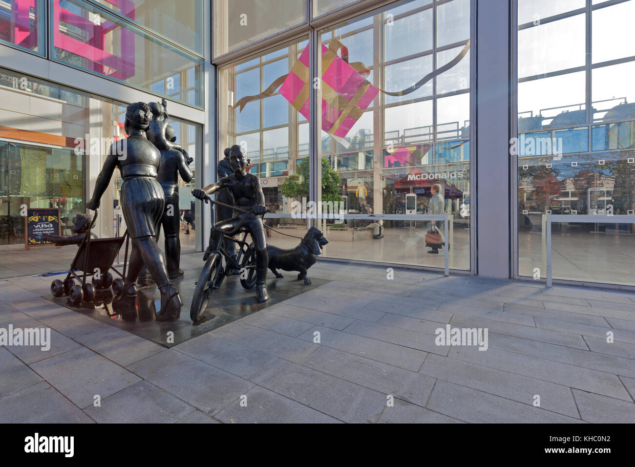 Milton Keynes Shopping Centre Foto Stock