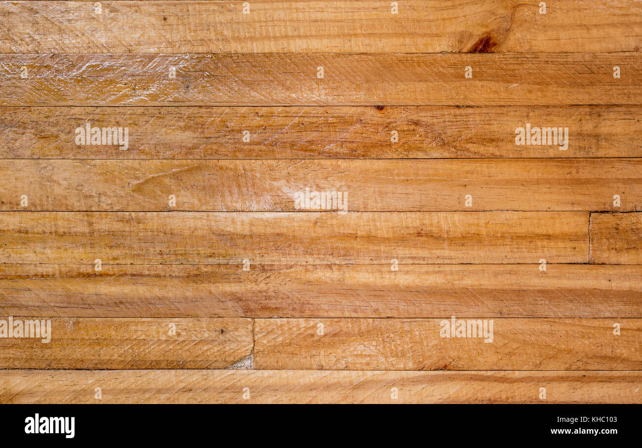 In legno rustico sfondo, con linee orizzontali e a grana di legno Foto Stock