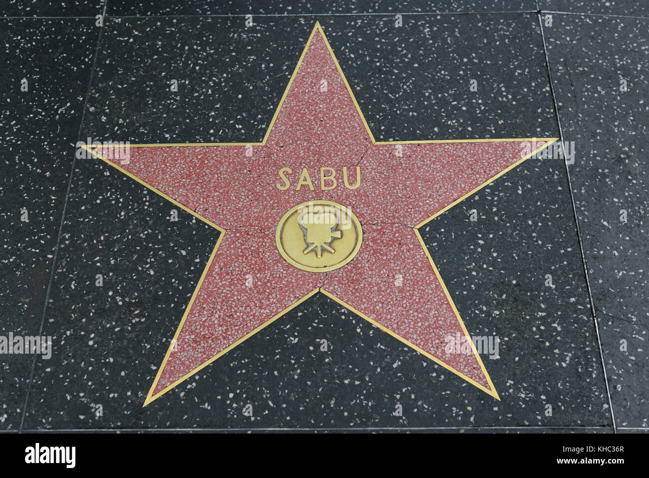 HOLLYWOOD, CA - DICEMBRE 06: Sabu star sulla Hollywood Walk of Fame a Hollywood, California il 6 dicembre 2016. Foto Stock
