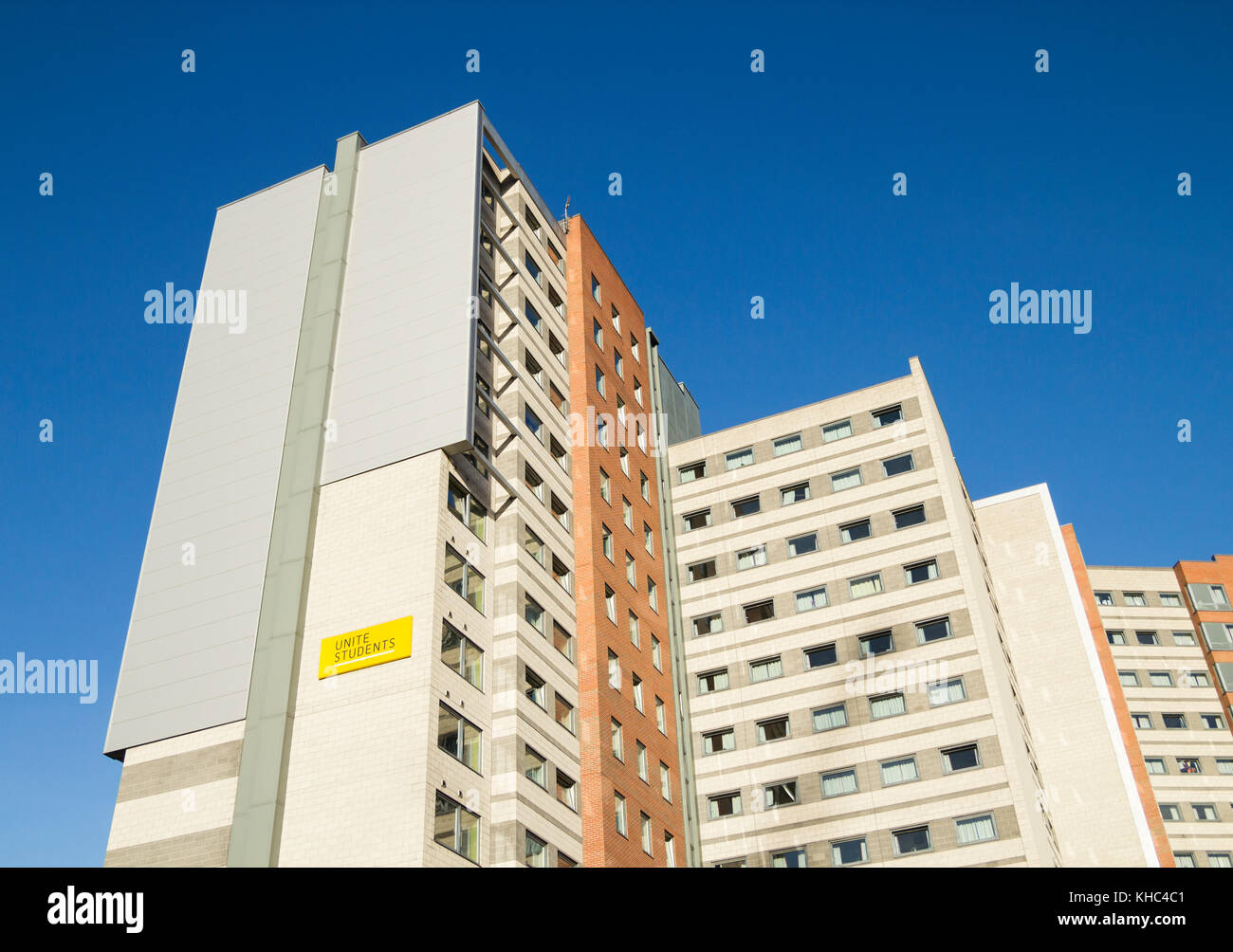 The Plaza, alloggio per studenti universitari a Leeds, West Yorkshire. REGNO UNITO Foto Stock