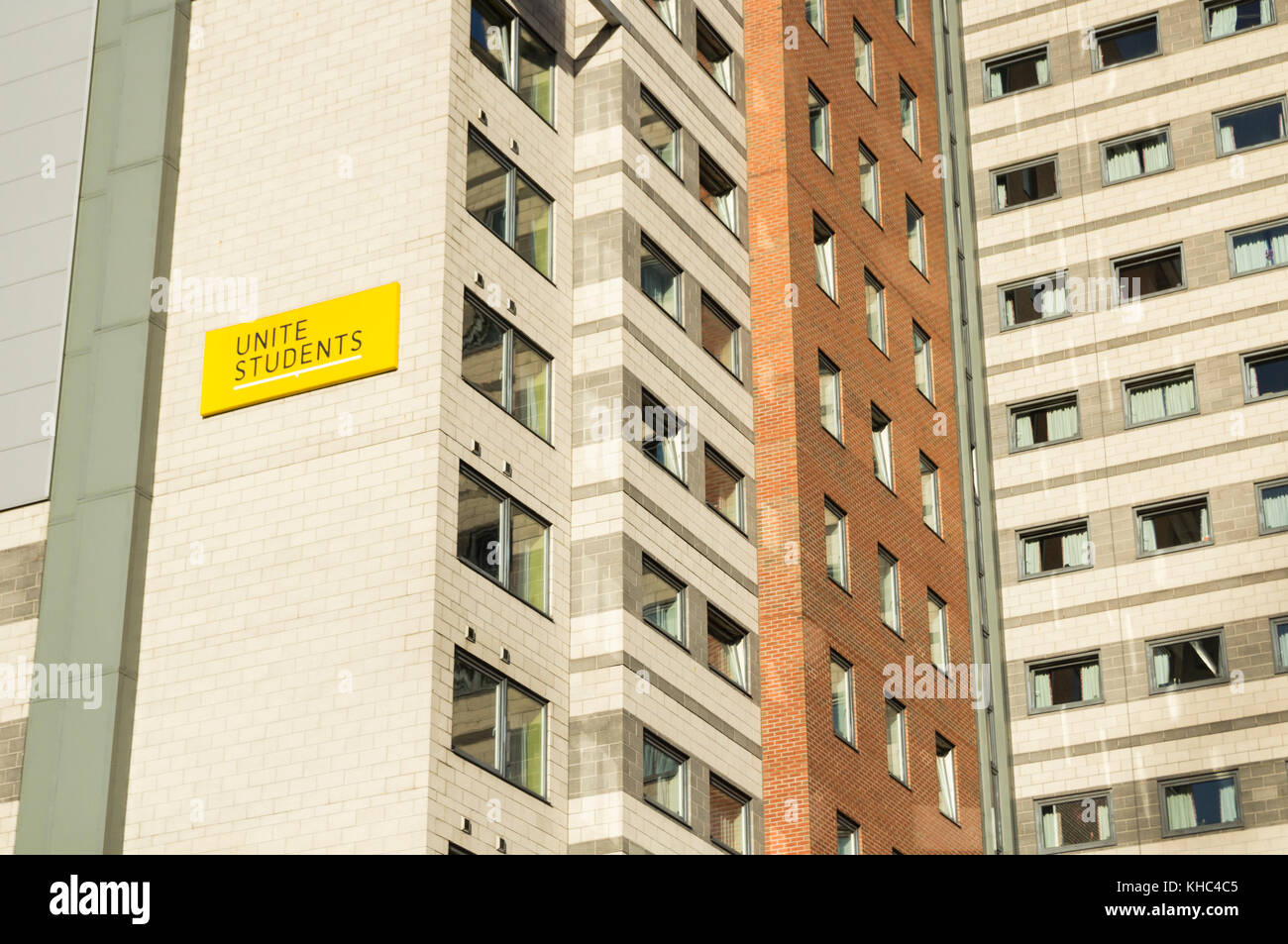 The Plaza, alloggio per studenti universitari a Leeds, West Yorkshire. REGNO UNITO Foto Stock