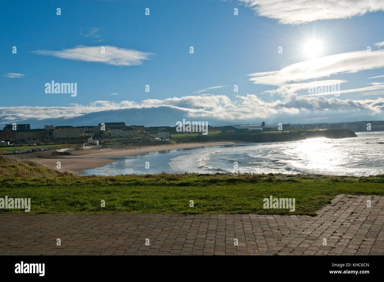 Bundoran spiaggia principale in Co. Donegal, Irlanda Foto Stock