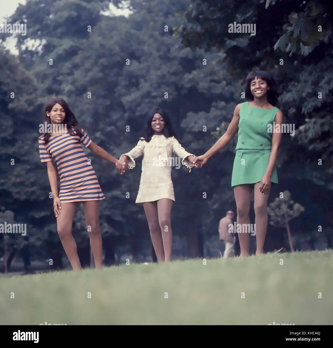 Le FLIRTATIONS anima gruppo americano a Londra in 1968 Foto Stock