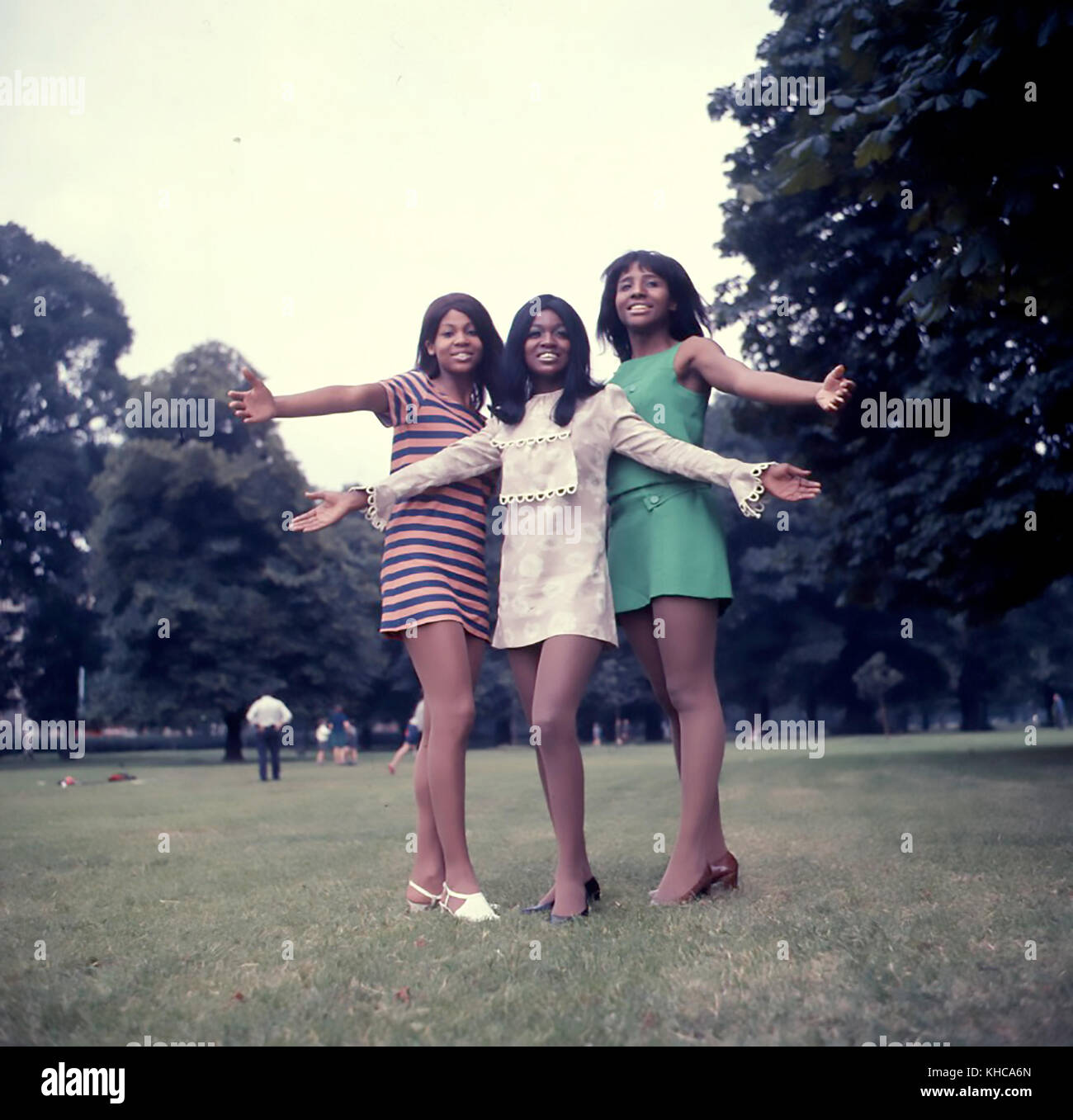 Le FLIRTATIONS anima gruppo americano a Londra in 1968 Foto Stock