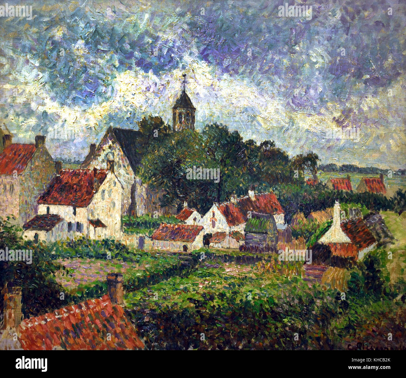 Le Village de Knocke 1894 Camille Pissarro 1830 - 1905 Francia - Francese Foto Stock