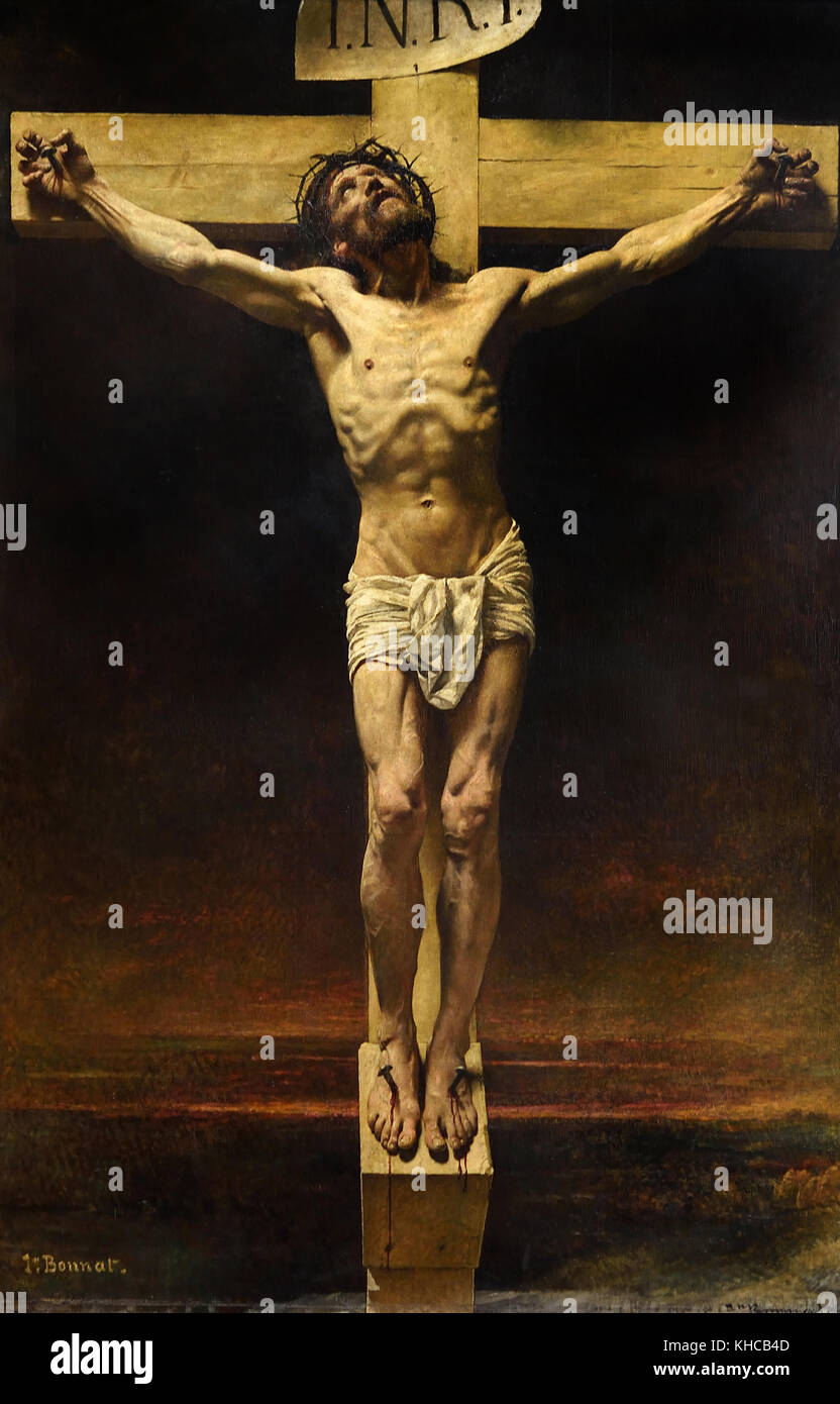 Cristo 1874 Leon Bonnat francese, Francia. Foto Stock