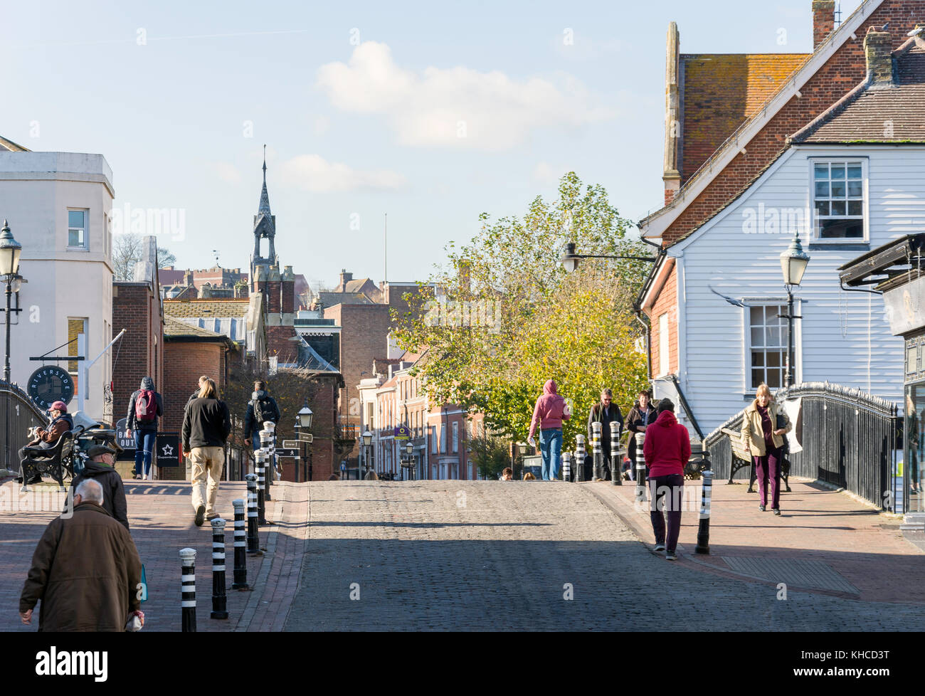 Cliffe High Street, Lewes, East Sussex, England, Regno Unito Foto Stock