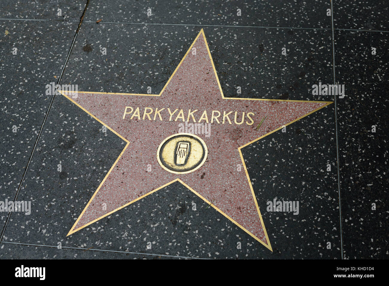 HOLLYWOOD, CA - DICEMBRE 06: La star di Parkyakarkus sulla Hollywood Walk of Fame a Hollywood, California, il 6 dicembre 2016. Foto Stock