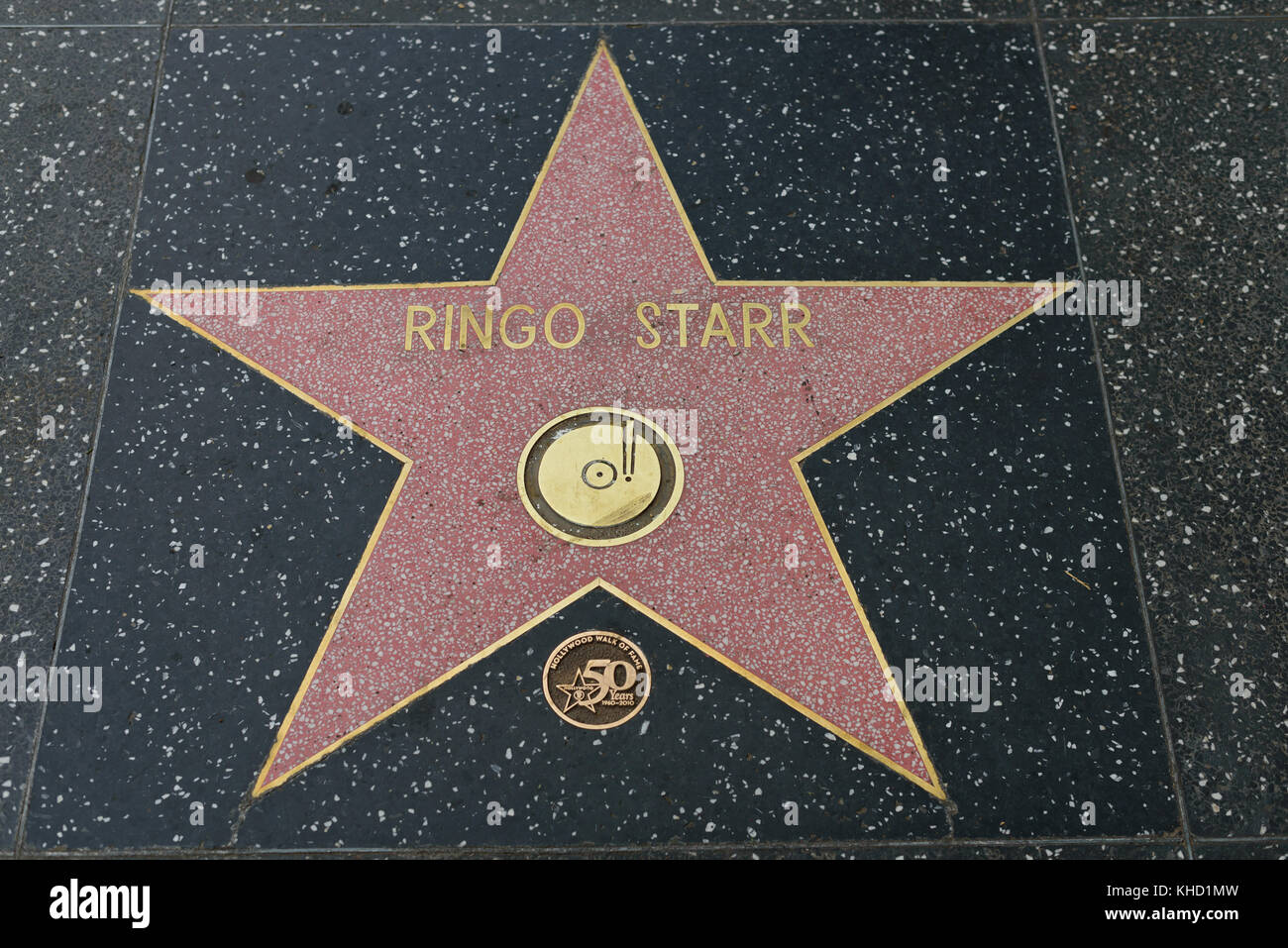 HOLLYWOOD, CA - DICEMBRE 06: Ringo Starr star on the Hollywood Walk of Fame a Hollywood, California il 6 dicembre 2016. Foto Stock