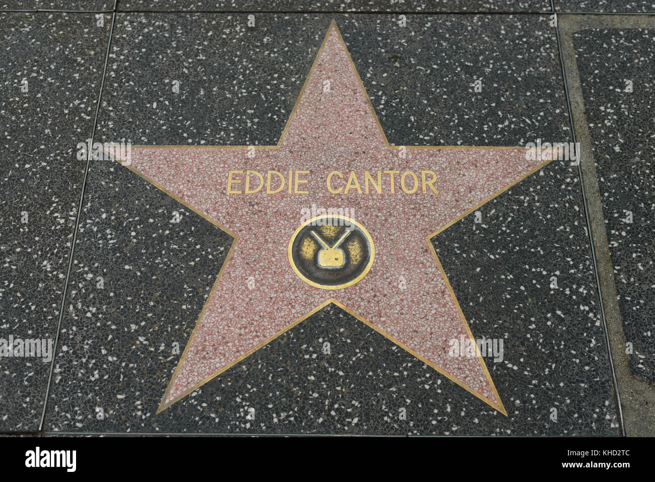 HOLLYWOOD, CA - DICEMBRE 06: Stella di Eddie Cantor sulla Hollywood Walk of Fame a Hollywood, California il 6 dicembre 2016. Foto Stock