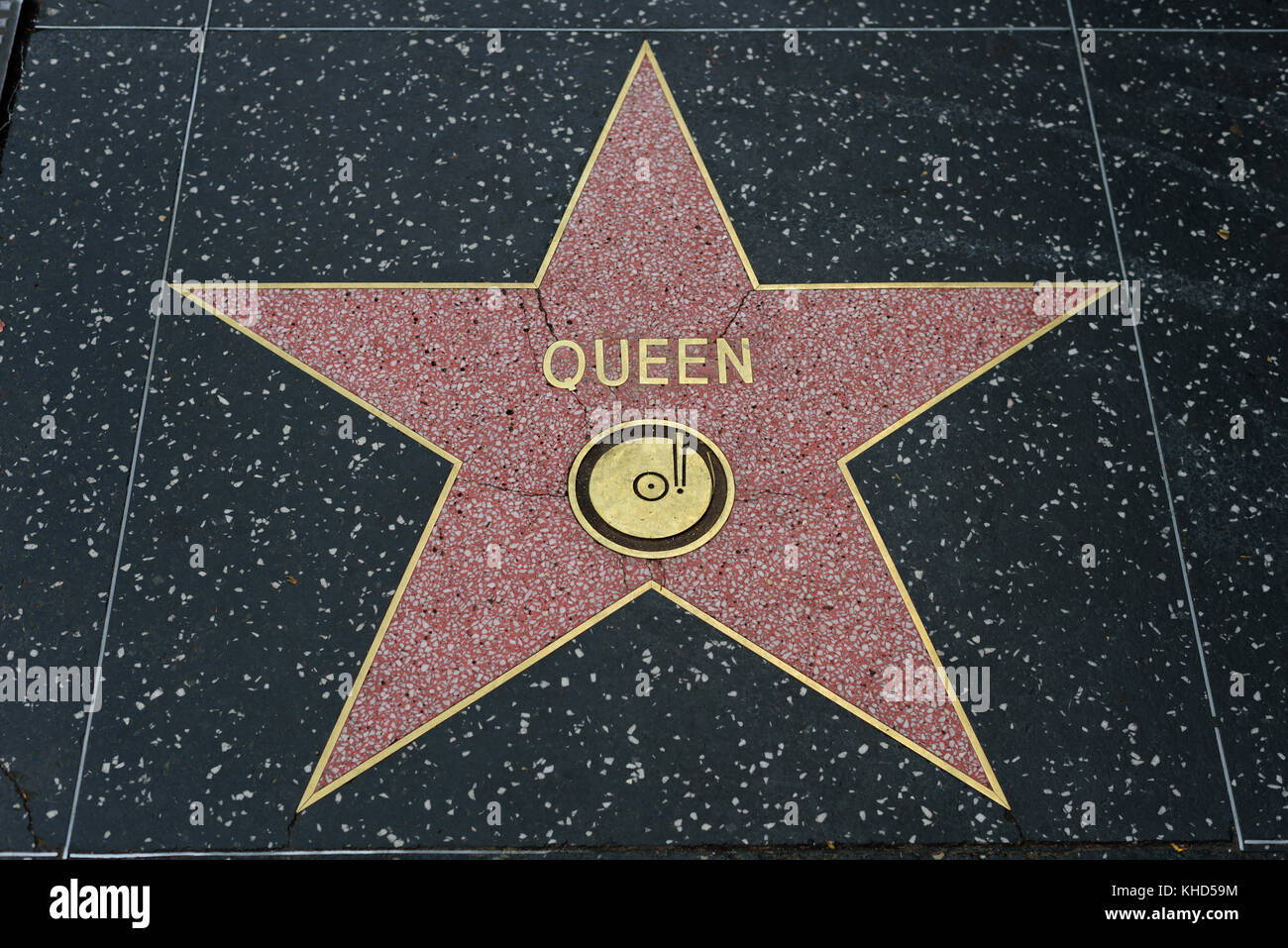HOLLYWOOD, CA - DICEMBRE 06: Stella regina sulla Hollywood Walk of Fame a Hollywood, California il 6 dicembre 2016. Foto Stock
