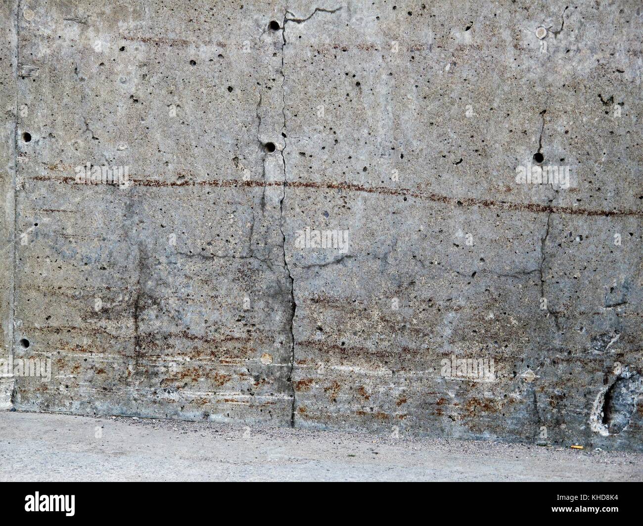 Ruvida parete di cemento sullo sfondo Foto Stock