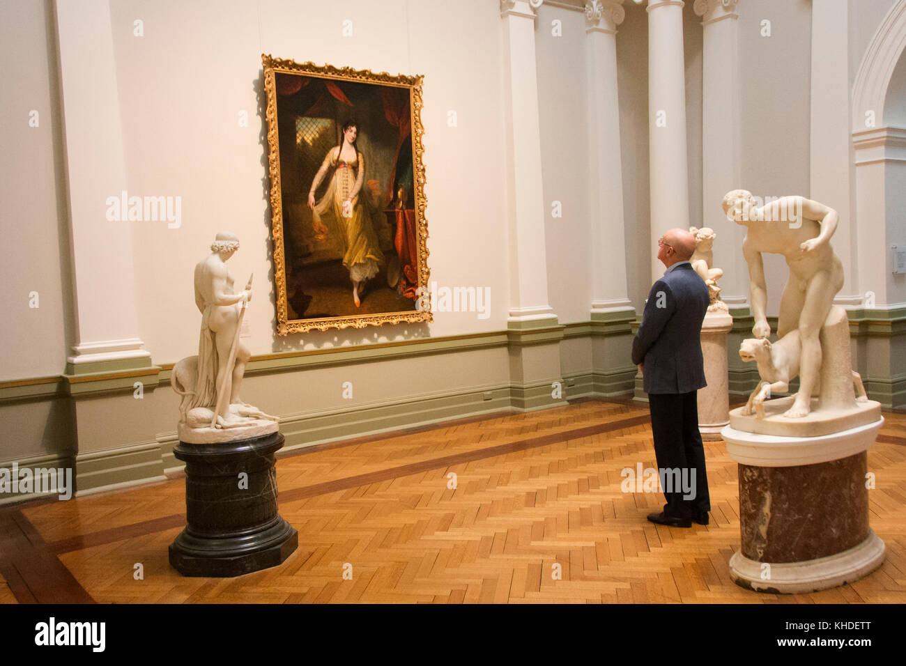 Arte in mostra nella galleria d'Arte del Nuovo Galles del Sud. Foto Stock