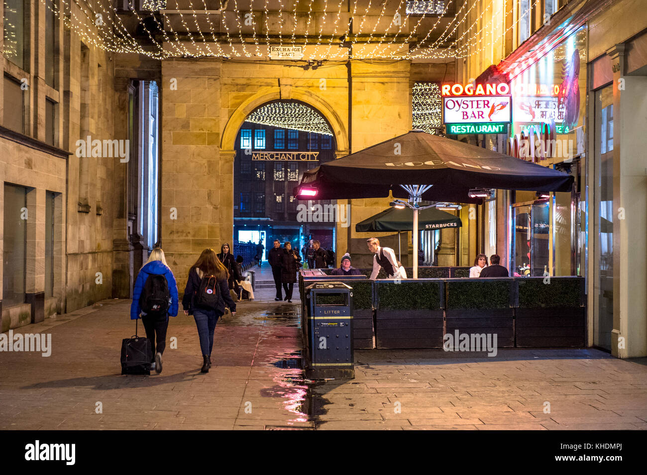 Regno Unito, Scozia, GLASGOW, MARCHANT Città, centro città Foto Stock