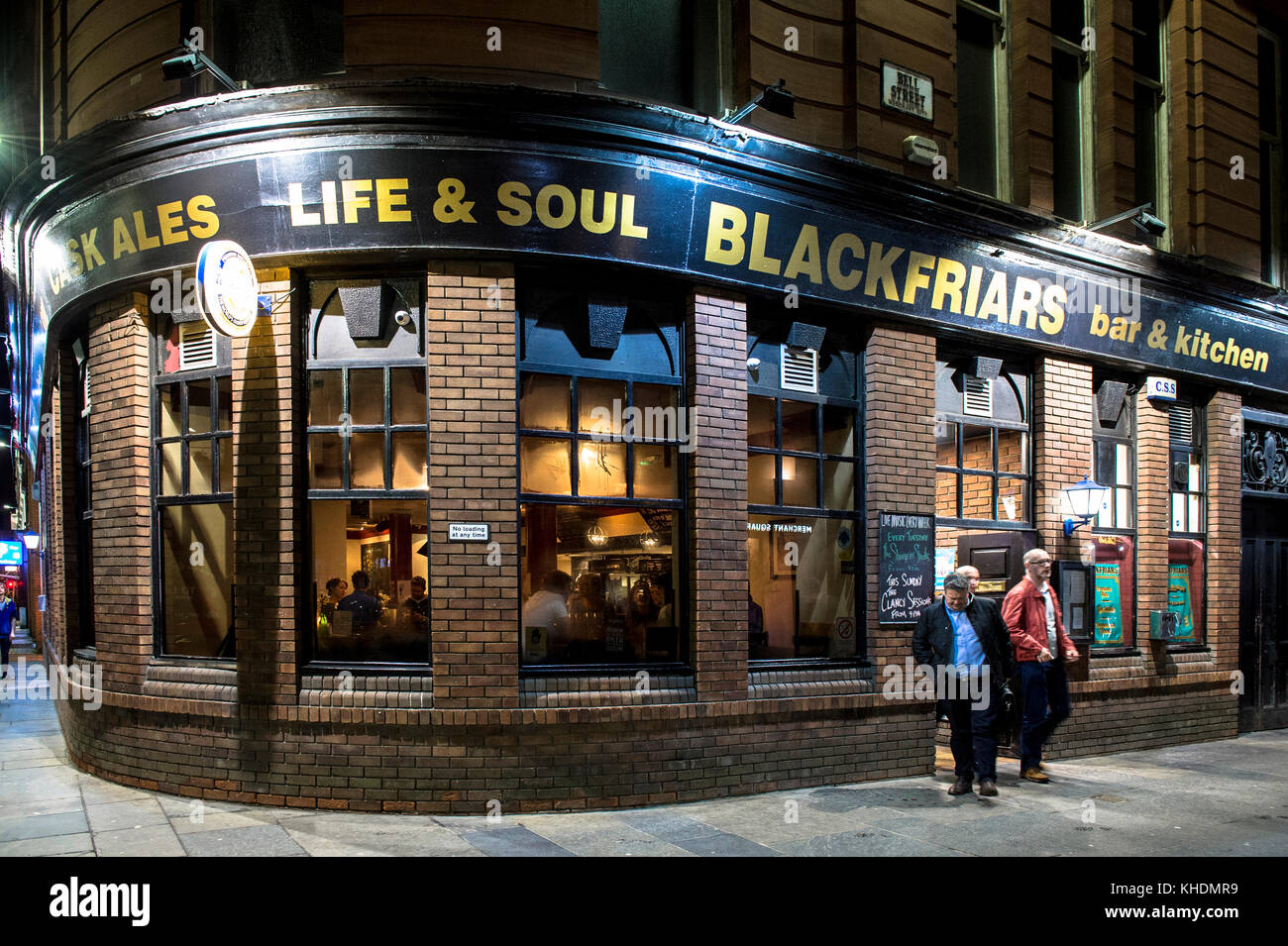 Regno Unito, Scozia, GLASGOW, Blackfriars pub nel centro della città Foto Stock