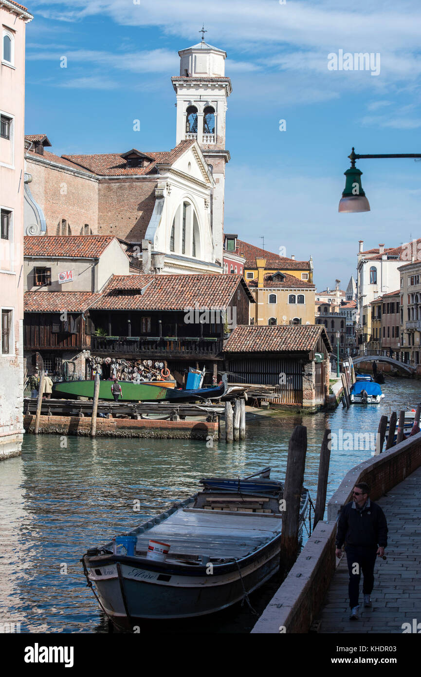 L'Italia, Veneto, Venezia, quartiere di Dorsoduro Foto Stock