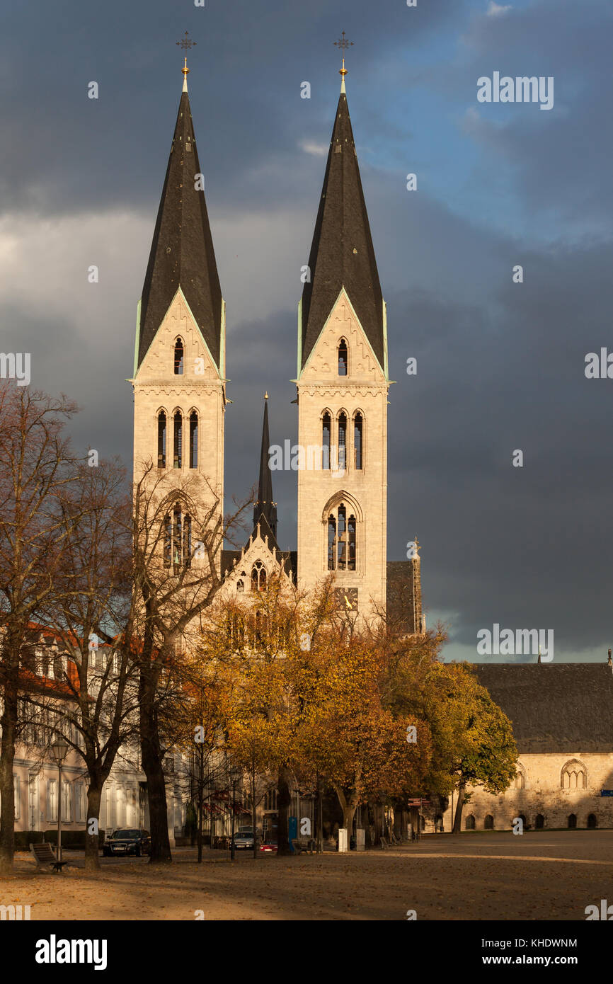 Dom Halberstadt im Herbst Foto Stock