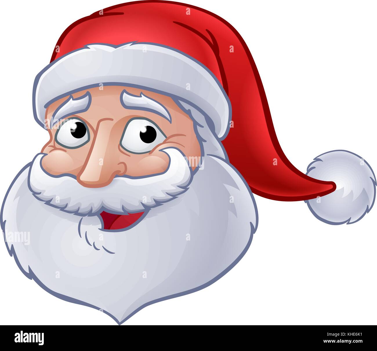 Natale Babbo Natale Cartoon Illustrazione Vettoriale