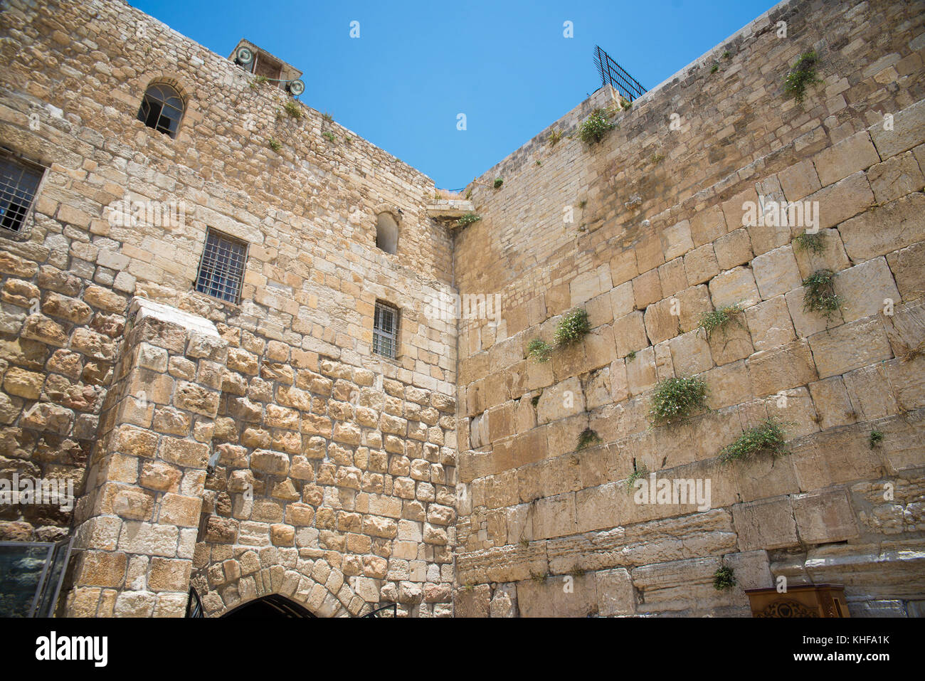 Muro occidentale di Gerusalemme Foto Stock