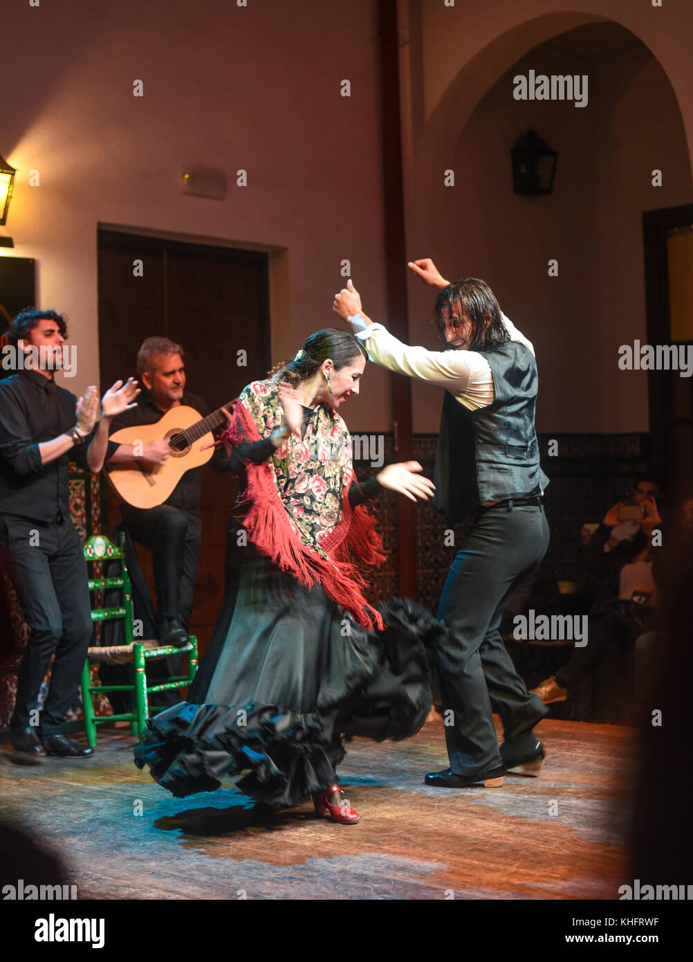 Caso del Flamenco a Siviglia Foto Stock