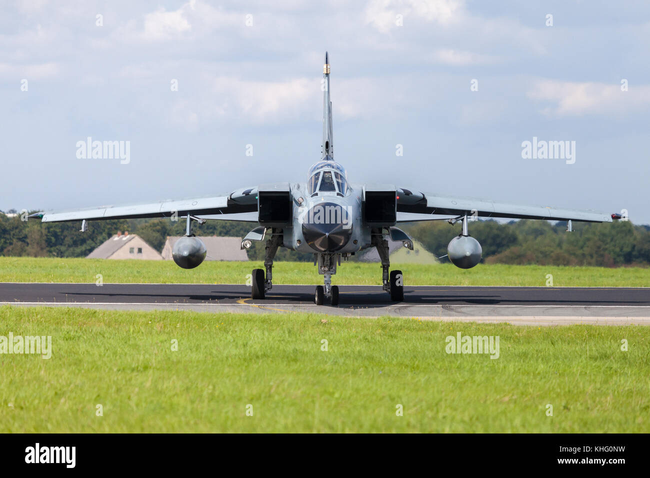 Il tedesco jet fighter rigidi su base aerea militare Foto Stock