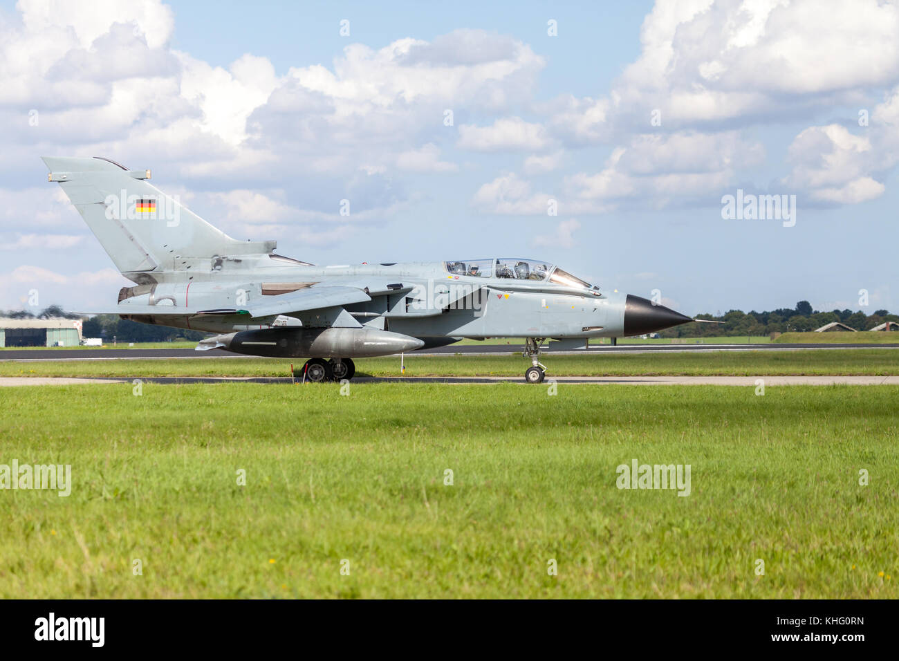 Il tedesco jet fighter rigidi su base aerea militare Foto Stock