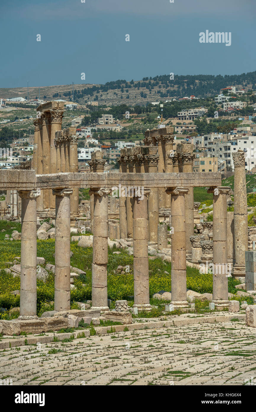 Jerash, Giordania, medio oriente Foto Stock