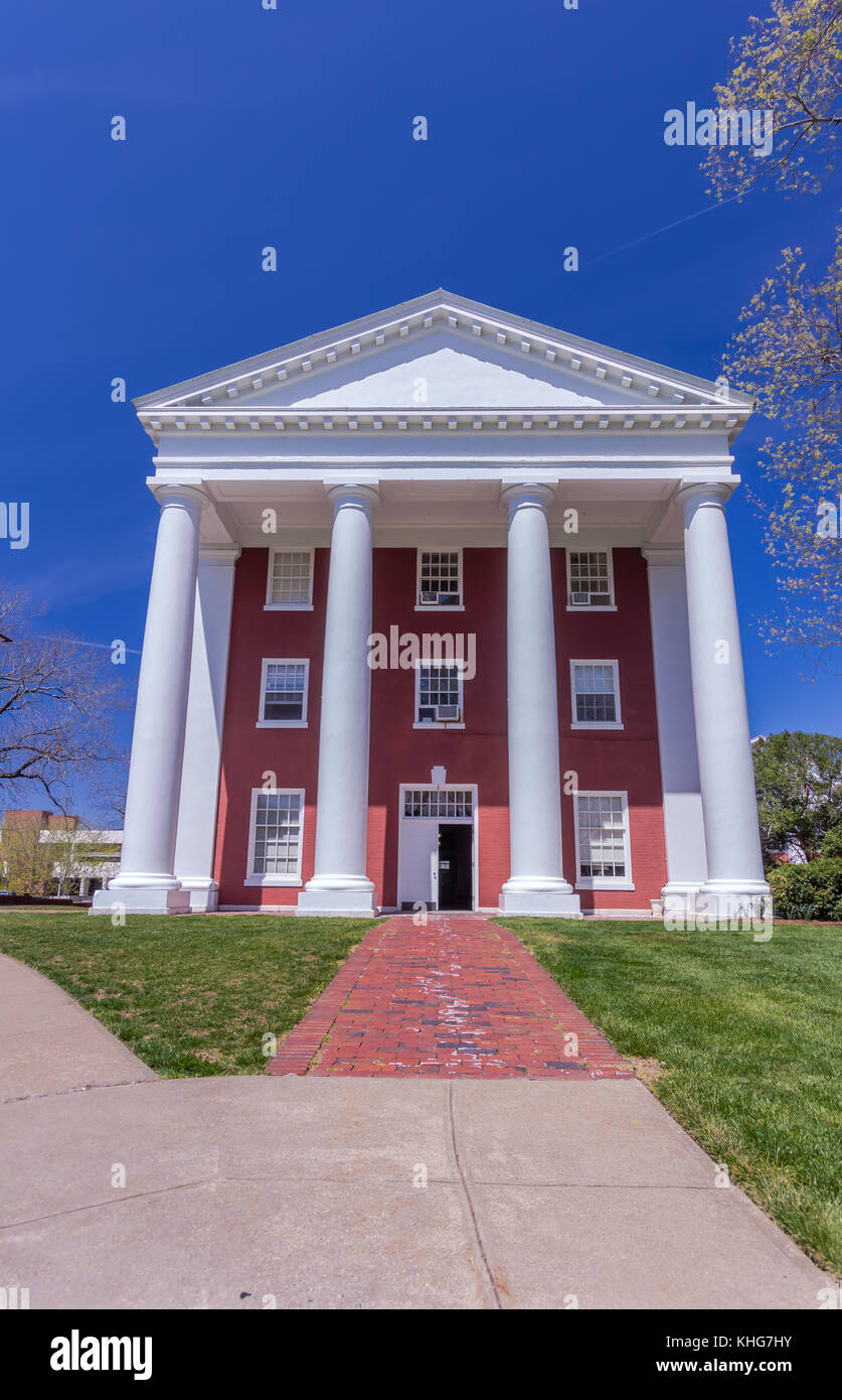 Tucker Hall a Washington e Lee University di Lexington, Virginia. Foto Stock