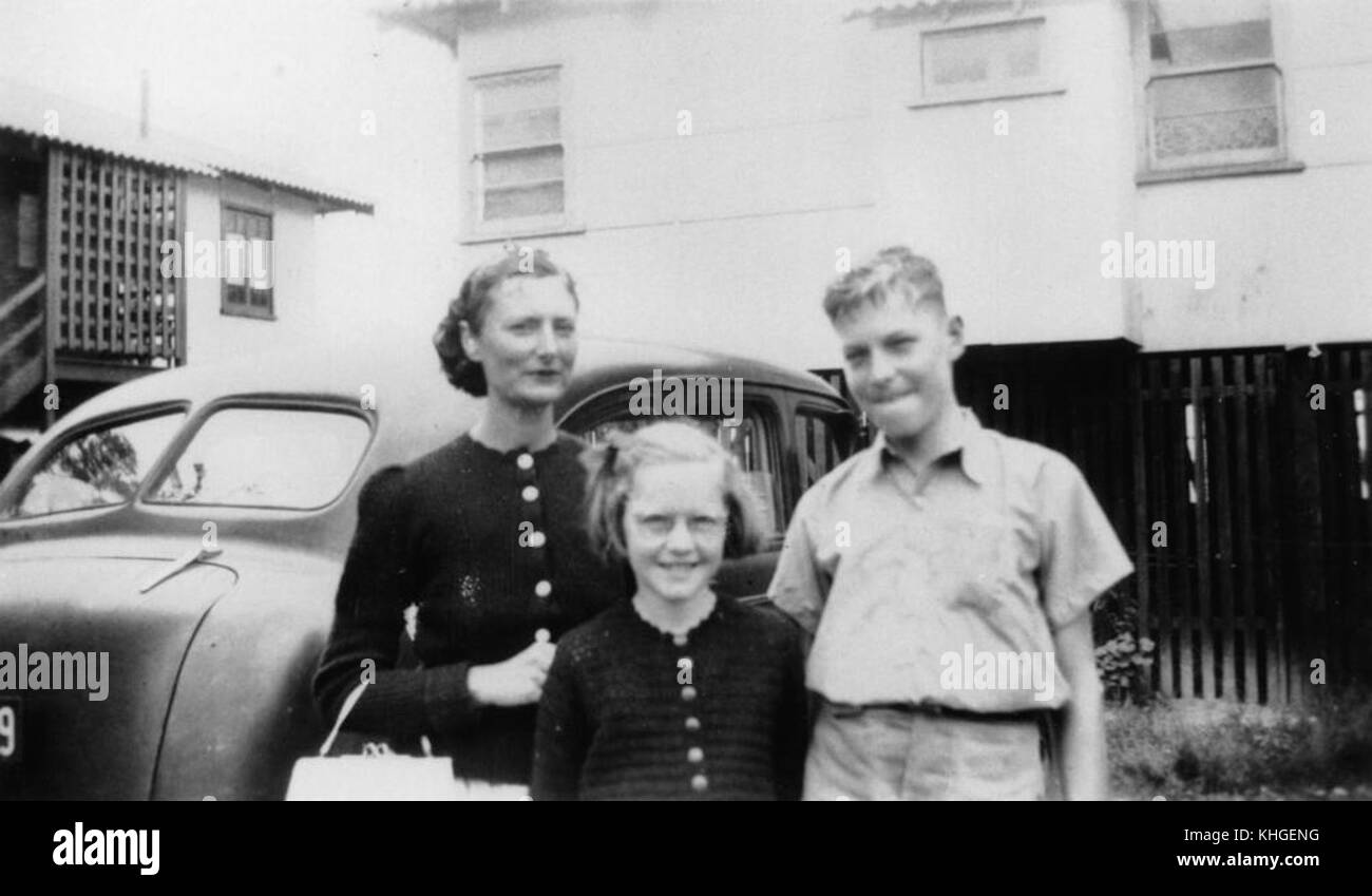 2 128629 famiglia Bristow a 'Woodgreen', Bilinga, 1940s Foto Stock