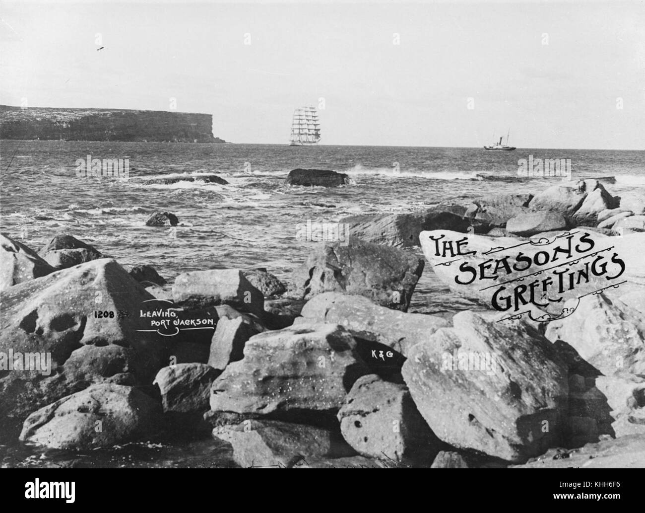 Le stagioni saluti, lasciando Port Jackson (8029082065) Foto Stock