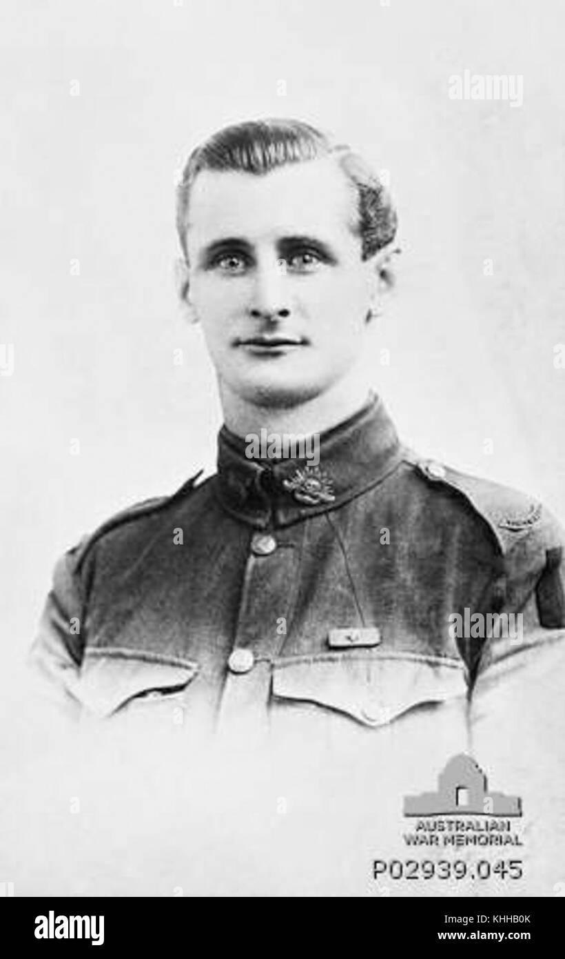 William Currey VC AWM P02939.045 Foto Stock