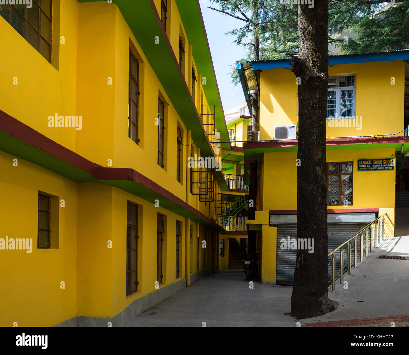 Tsuglagkhang complesso, Mcleod Ganj, India Foto Stock