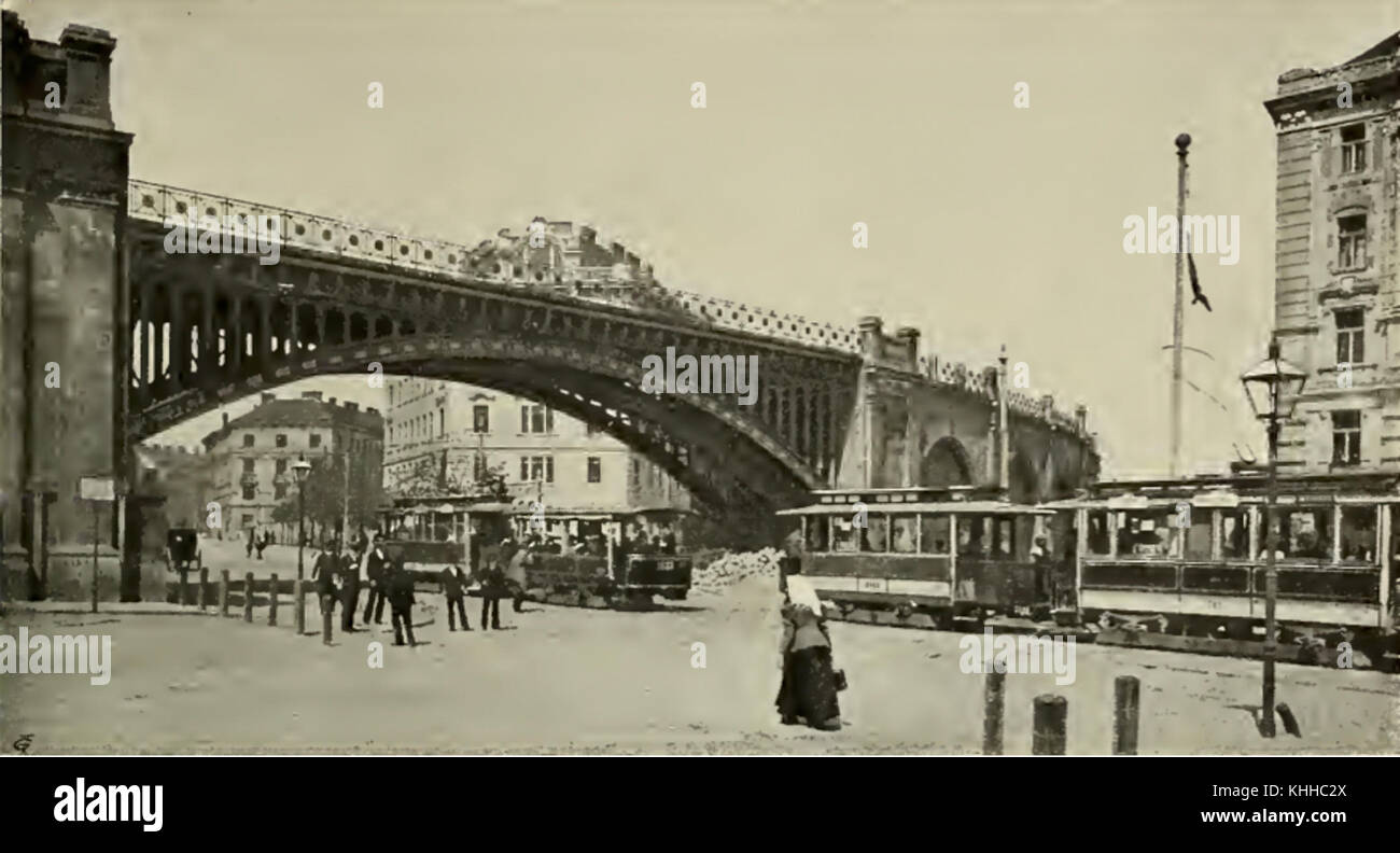 S 293 Abb 273 br%%%%C3%%%%BCcke %%%%C3%%%%BCber die d%%%%C3%%%%B6blinger Hauptstra %%%%C3%%%%9Fe Foto Stock
