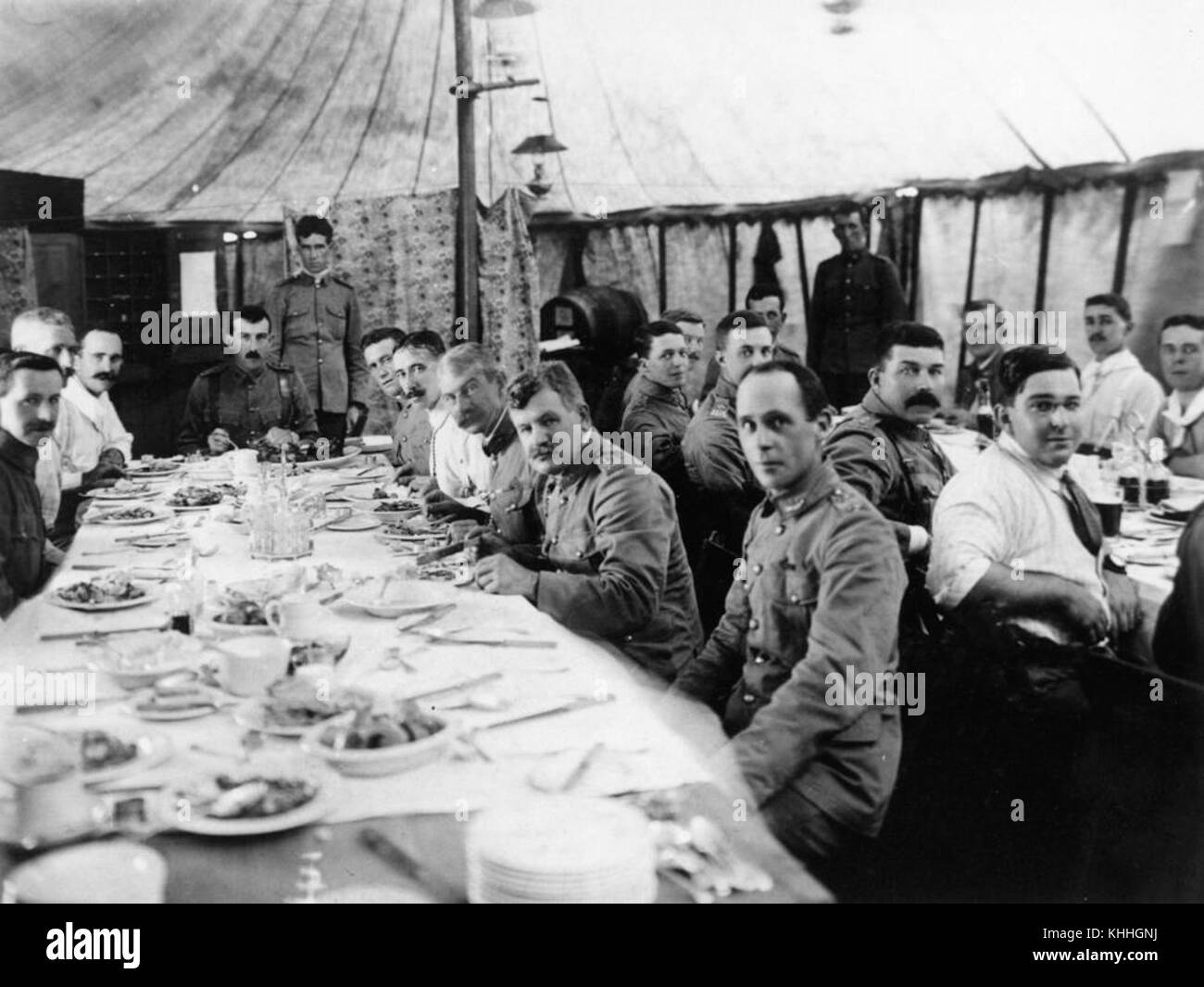 2 190039 all'interno del poliziotto pasticcio tenda al Lytton, Brisbane, Queensland Foto Stock