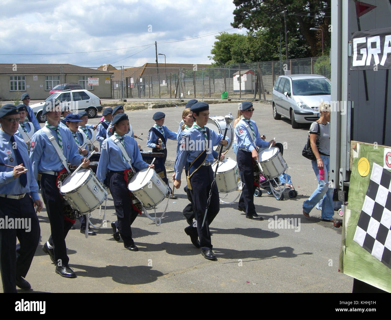 Un riferimento storico alla Tonbridge Scout and Guide Band, attiva nel XVII secolo. La band ha fatto parte di eventi e attività della comunità, rappresentando le organizzazioni giovanili di Tonbridge. Foto Stock Un riferimento storico alla Tonbridge Scout and Guide Band, attiva nel XVII secolo. La band ha fatto parte di eventi e attività della comunità, rappresentando le organizzazioni giovanili di Tonbridge. Foto Stock