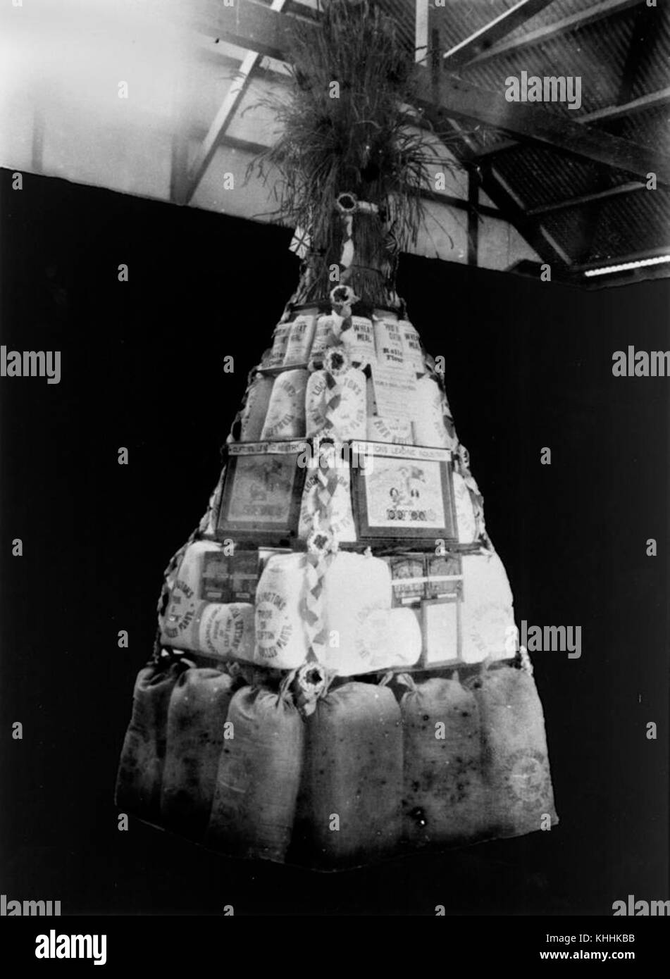 2 162511 orgoglio di Clifton farina, vincitore di una medaglia di oro e di un diploma presso la Fiera di Brisbane nel 1909 Foto Stock