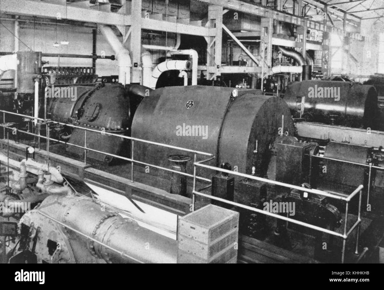 2 162947 vista interna della nuova azienda agricola Casa Potenza, 1940 Foto Stock